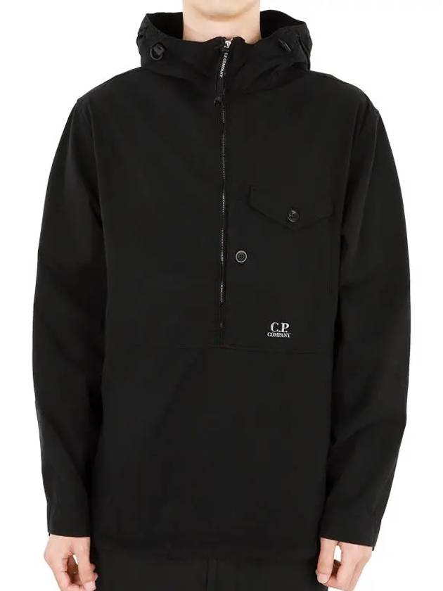 Gabardine Utility Anorak Black - CP COMPANY - BALAAN 3