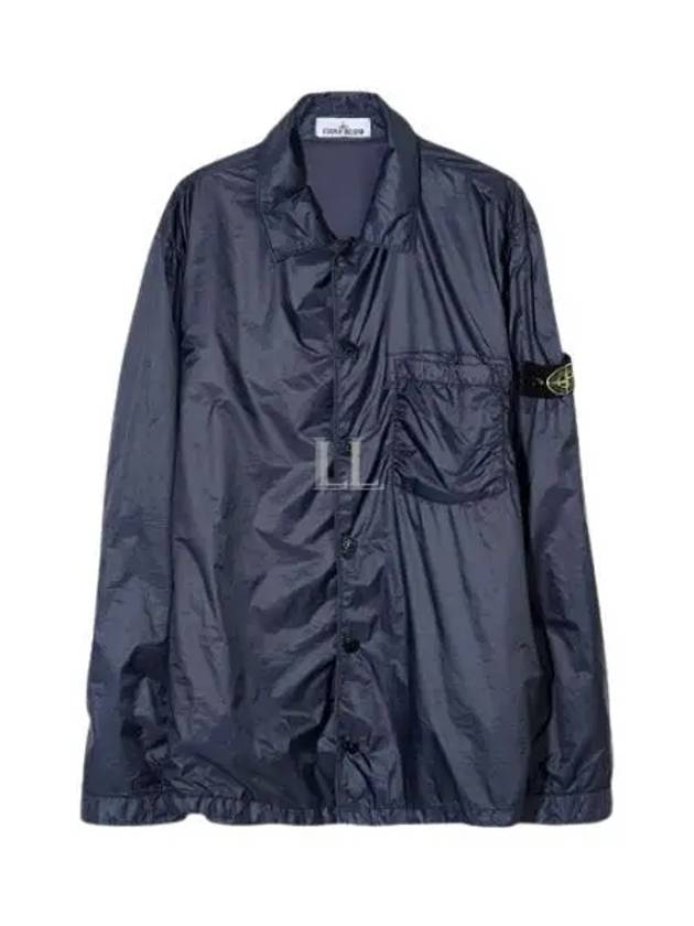 Garment Dyed Micro Yarn Primaloft Jacket Navy - STONE ISLAND - BALAAN 2