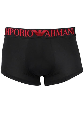 Men's Micro Trunk Briefs Black - EMPORIO ARMANI - BALAAN 1