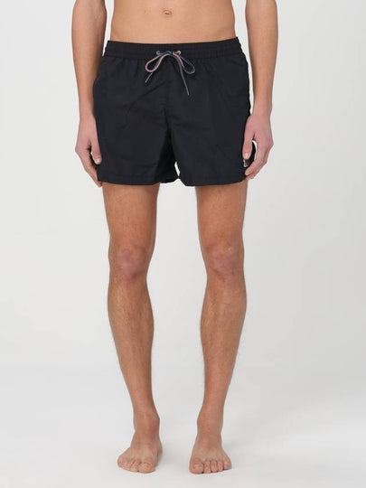 Men's Zebra Logo Swim Shorts Black - PAUL SMITH - BALAAN 2