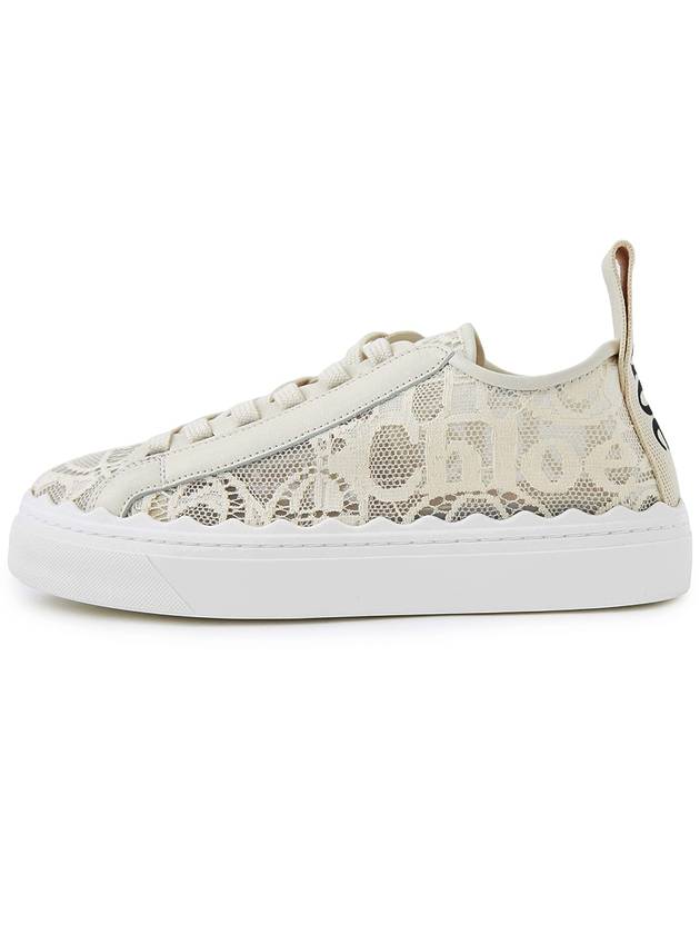 Lauren Lace Low Top Sneakers Mild Beige - CHLOE - BALAAN 6