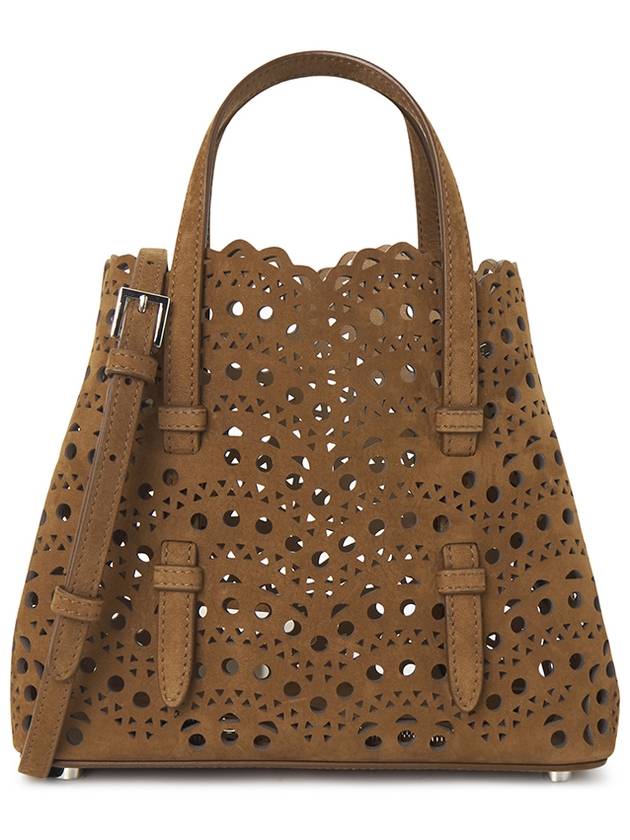 Mina 20 Tote Bag Brown - ALAIA - BALAAN 3