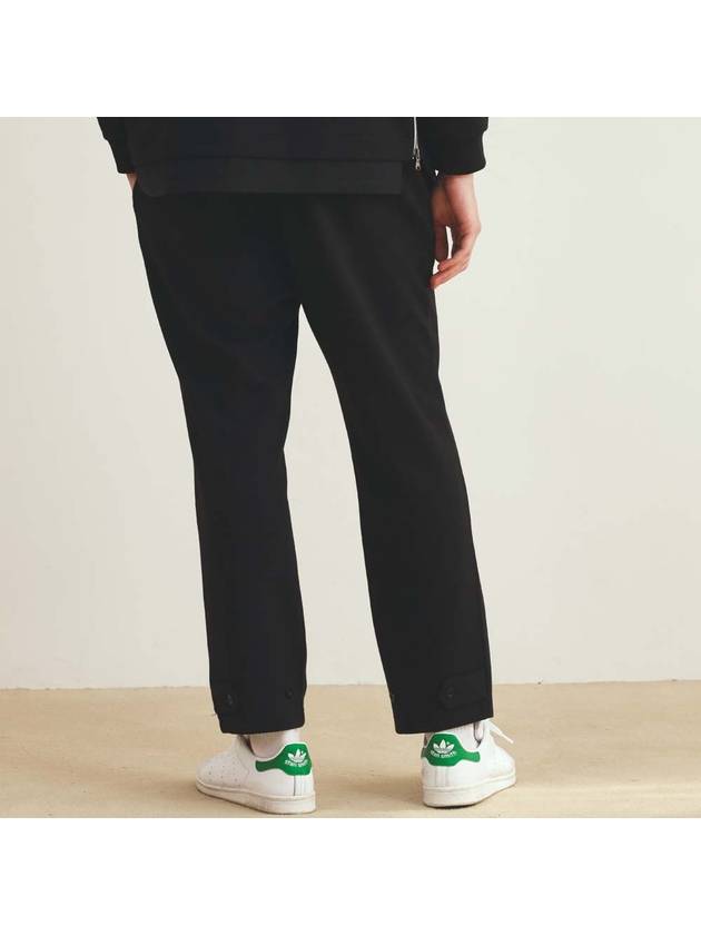 Button Jogger Track Pants Black - THE GREEN LAB - BALAAN 10