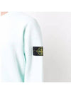 Men's Wappen Patch Round Cotton Nylon Fleece Sweatshirt Mint - STONE ISLAND - BALAAN 3