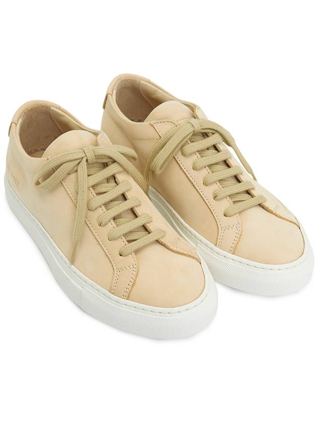 Original Achilles Low Top Sneakers Beige - COMMON PROJECTS - BALAAN 4