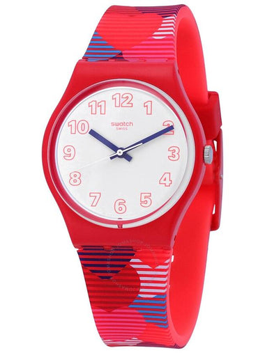 Swatch Heart Lots Quartz White Dial Ladies Watch GR182 - SWATCH - BALAAN 1