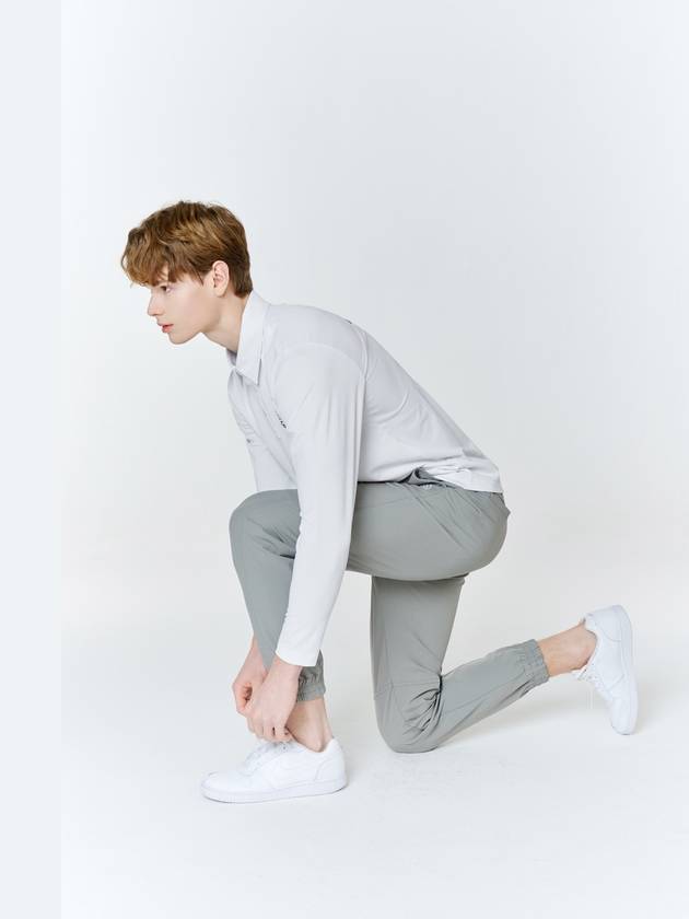 Hook slice jogger fit field pants gray - GOXO - BALAAN 1