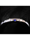 Cartier Premium Santos Diamond White Navy Roman Dial Women s Watch - CARTIER - BALAAN 6