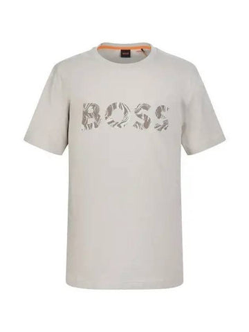 Mix logo print short sleeve t shirt 50515997 271 - BOSS - BALAAN 1