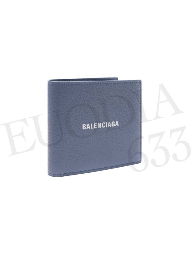 Cash Square Half Wallet Blue - BALENCIAGA - BALAAN 3