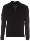 Men's Stormont Half Zip-Up Knit Top Black - CANADA GOOSE - BALAAN 1