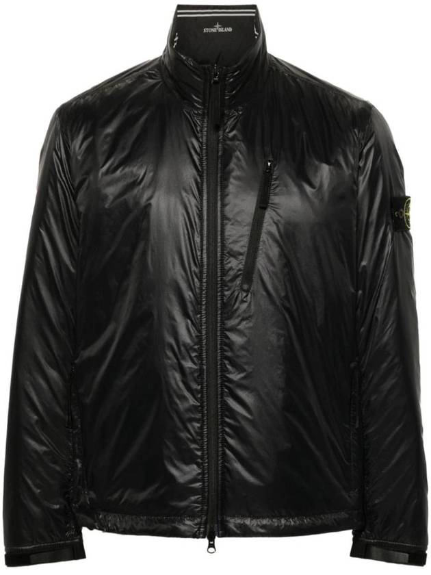 Pertex zip up jacket black - STONE ISLAND - BALAAN 1