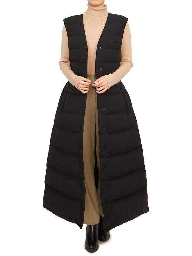 Misty City Women's Long Padded Vest MISTY CITY BLACK - MACKAGE - BALAAN 7