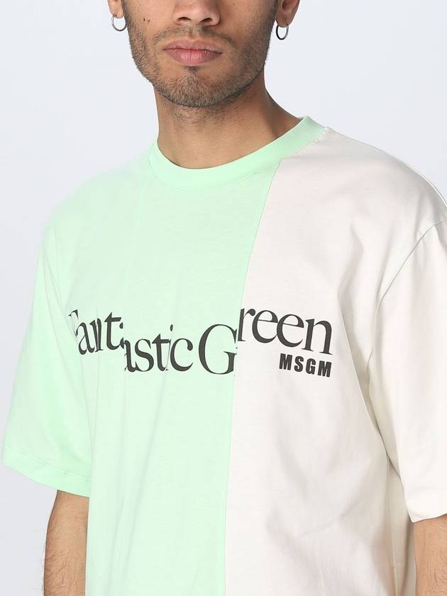 T-shirt Msgm in cotone organico - MSGM - BALAAN 4