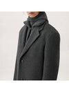 Chesterfield Breasted Wool Single Coat Grey - LEMAIRE - BALAAN 6