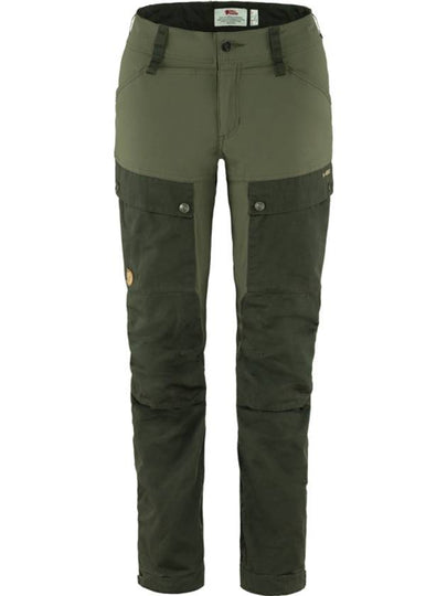 Women's Keb Trousers Regular Green Camo Laurel Green - FJALL RAVEN - BALAAN 2