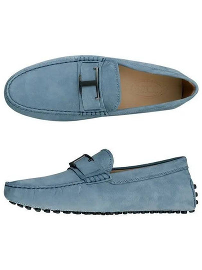 Gommino Nubuck Driving Shoes Light Blue - TOD'S - BALAAN 2