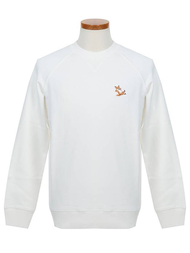 Chillax Fox Patch Classic Sweatshirt Ecru - MAISON KITSUNE - BALAAN 2