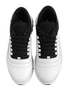 Men's Urban Runner Leather Low Top Sneakers White - NEIL BARRETT - BALAAN 4