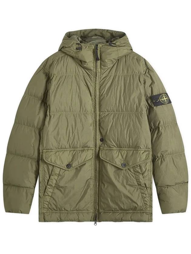 Crinkle Reps Re-Nylon Down Padding Green - STONE ISLAND - BALAAN 3