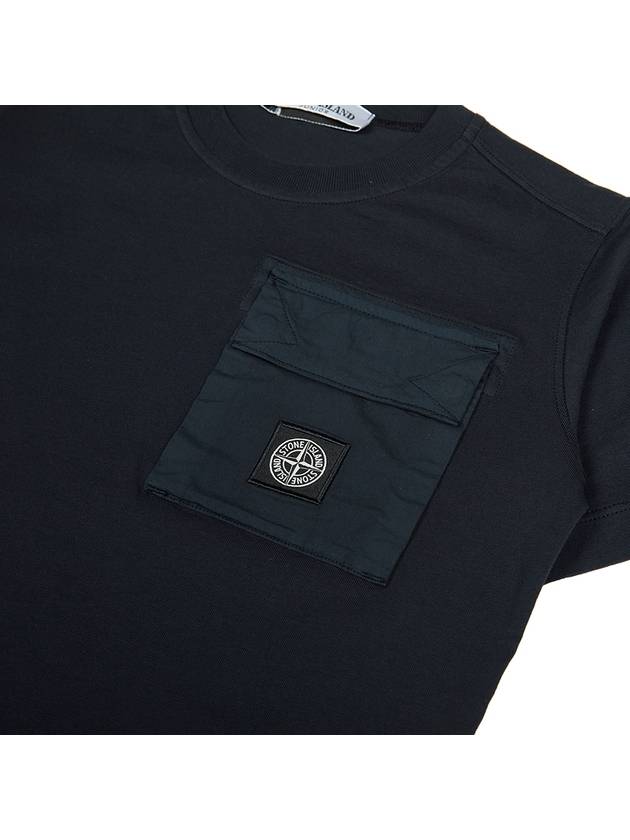 Stone Island Short Sleeve T Shirt 801620247V0020 Blue - STONE ISLAND - BALAAN 5