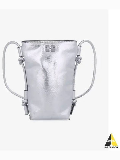 Bou Metallic Cross Back Silver - GANNI - BALAAN 2