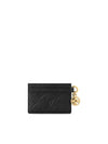 LV Charm Monogram Empreinte Leather Card Wallet Black - LOUIS VUITTON - BALAAN 7