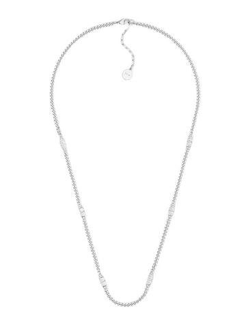 CD Icon Slim Chain Link Necklace Silver - DIOR - BALAAN 1