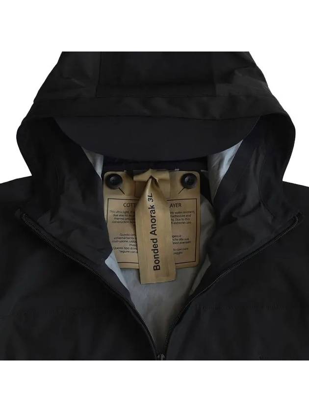 Bonded 3-Layer Zip-up Jacket Black - TEN C - BALAAN 9