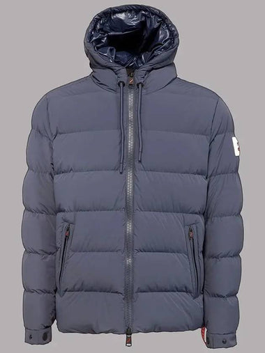 Quilted zip up hood goose down short padded jumper JP179 - IKALOOOK - BALAAN 1