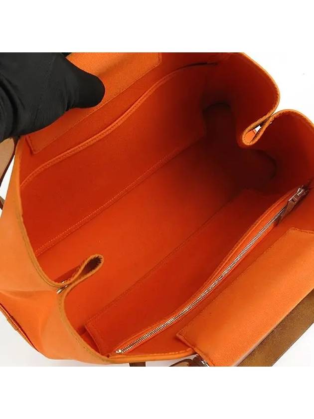 Orange 2WAY bag - HERMES - BALAAN 4