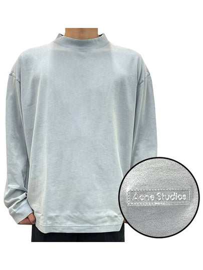 Crew Neck Long Sleeve T-Shirt Soft Blue - ACNE STUDIOS - BALAAN 2