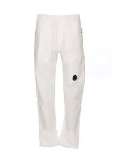 Stretch Sateen Loose Cargo Straight Pants White - CP COMPANY - BALAAN 2