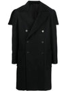 double-breasted wool coat YH1UB003WB06 - BALMAIN - BALAAN.