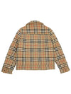 Kids Vintage Check Quilted Jacket Beige - BURBERRY - BALAAN 4