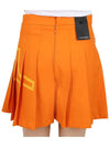 Women's Naomi Pleated Skirt Orange - J.LINDEBERG - BALAAN 9