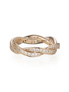 Sparkling Twist Of Fate Ring Rose Gold - PANDORA - BALAAN 3