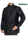 Duke Wax Button Jacket Black - BARBOUR - BALAAN 2