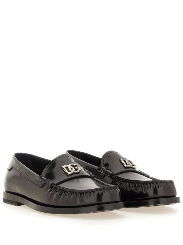 Dolce & Gabbana Loafer With Logo - DOLCE&GABBANA - BALAAN 3