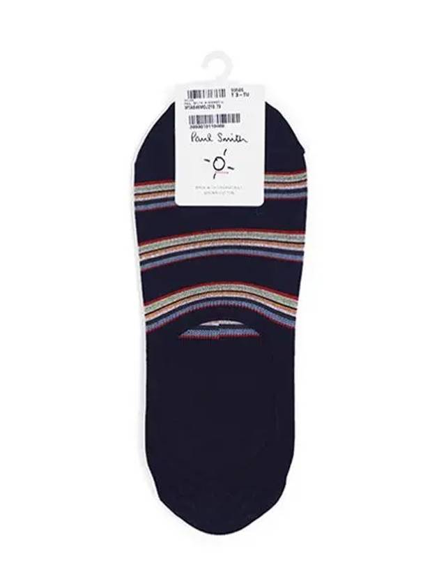 Striped Fake Cotton Socks Navy - PAUL SMITH - BALAAN 1