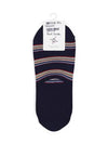 Striped Fake Cotton Socks Navy - PAUL SMITH - BALAAN 3