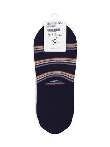 Striped Fake Cotton Socks Navy - PAUL SMITH - BALAAN 1