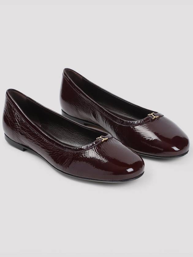 Marcie Leather Flat Plum Purple - CHLOE - BALAAN 4