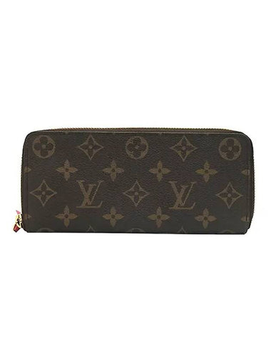 Monogram Clemence Long Wallet Brown Fuchsia - LOUIS VUITTON - BALAAN 1