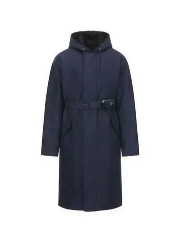 Technical Canvas Raincoat Navy SGO132 11HJ - PRADA - BALAAN 1