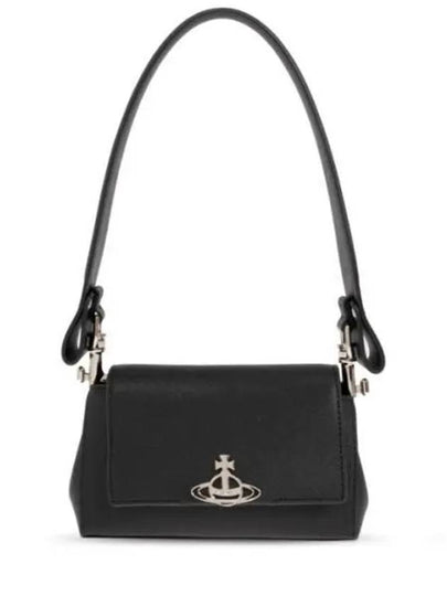 Women s Shoulder Bag Vivienne Westwood With Logo Appliqu Black - VIVIENNE WESTWOOD - BALAAN 2