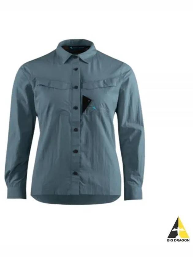 New LS Shirt Women Whistle Blue 10372 667 - KLATTERMUSEN - BALAAN 2