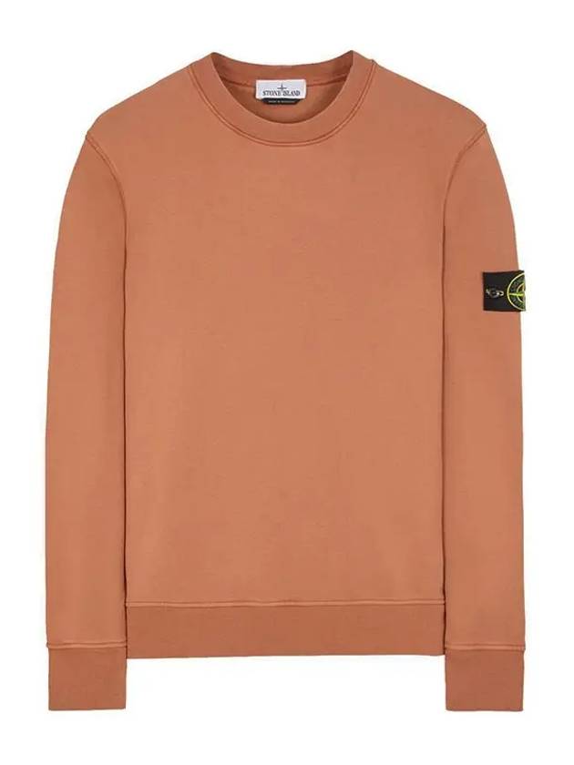 Wappen Patch Garment Dyed Sweatshirt Brown - STONE ISLAND - BALAAN 2