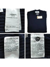 Baby Cable Cotton 4 Bar Crew Neck Knit Top Navy - THOM BROWNE - BALAAN 6