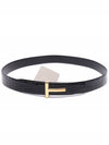 Men's T Logo Crocodile Belt - TOM FORD - BALAAN 4